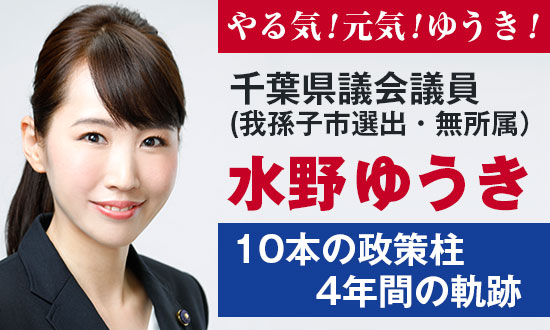 水野ゆうき 10本の政策柱 4年間の軌跡