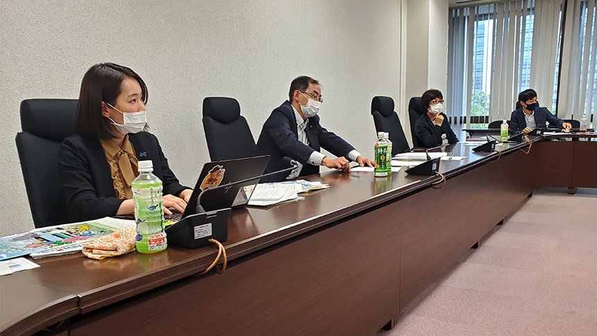 勉強会に参加する水野ゆうき