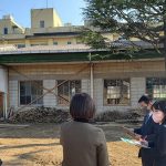 千葉県立我孫子高等技術専門校の視察をおこなう水野ゆうき