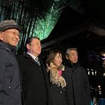 竹宵新春点灯式に参加する水野ゆうき