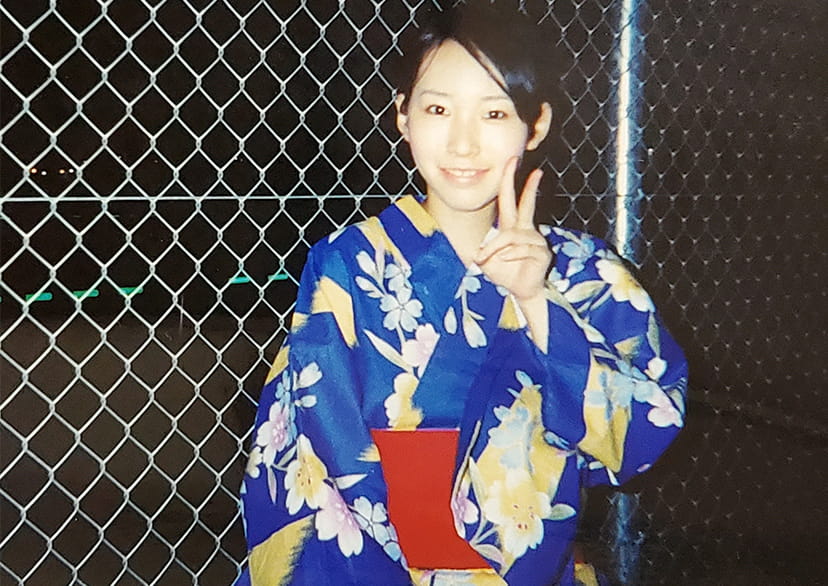 水野友貴の学生時代の浴衣写真